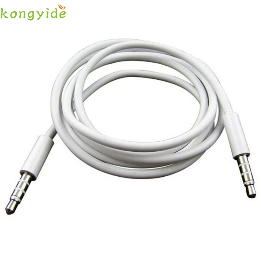 

Auto Replacement Parts janitors New Arrival 4 Pole Male Record Car Aux Audio Cord Headphone Connect Cable car-styling nov30