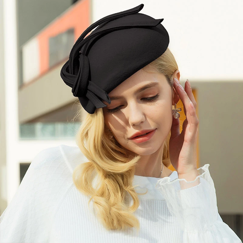 Wool fascinator hats Clearance