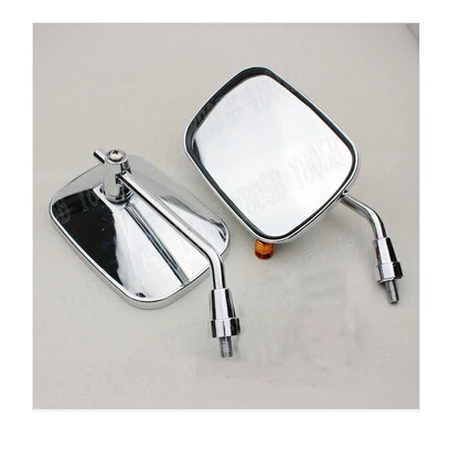 

Universal Motorcycle Rearview Mirrors side Mirrors For Honda Yamaha Suzuki Kawasaki Sport Bobber Custom Chopper Cruisers Street