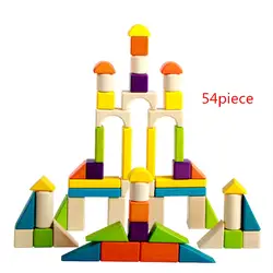 Новые деревянные детские игрушки Деревянные красочные блоки детские развивающие игрушки