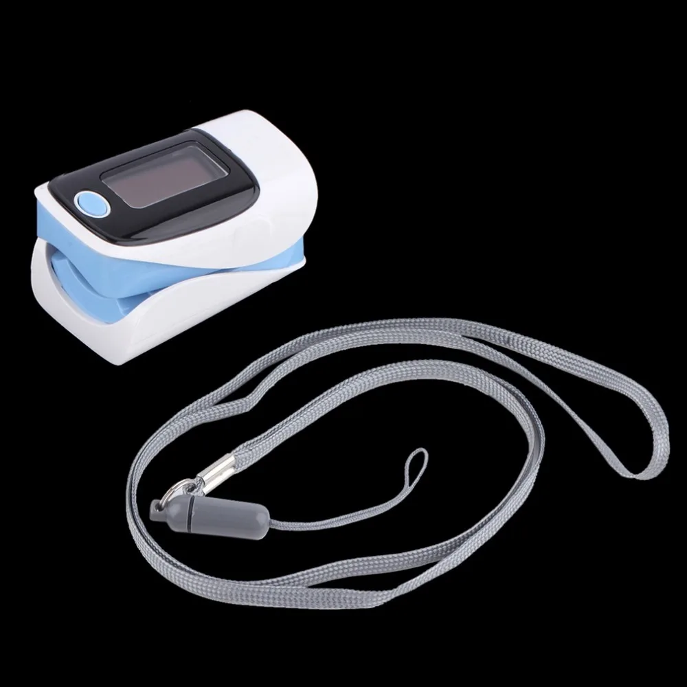 

Digital OLED Fingertip Pulse Oximeter RZ001 SPO2 Pulse Rate Oxygen Monitor Blue Color Health Care