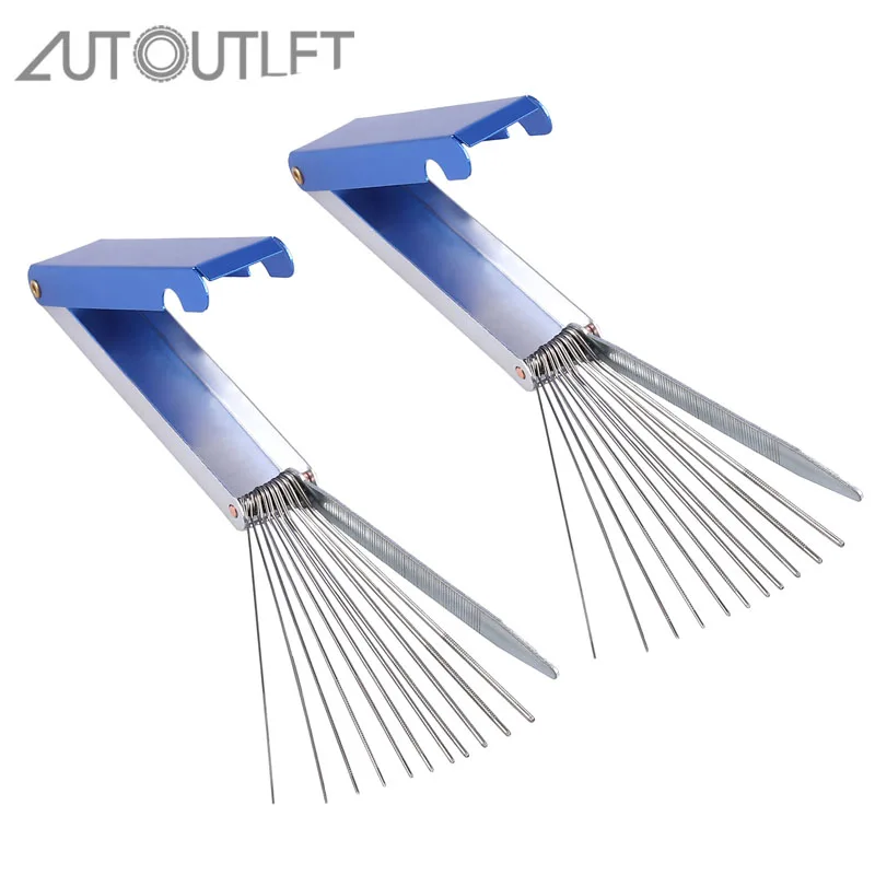 

AUTOUTLET Carburetor Jet Cleaning Tool Carb Wire Cleaner Set Carb Jet Nozzle and Tior Motorcycle ATV 2018
