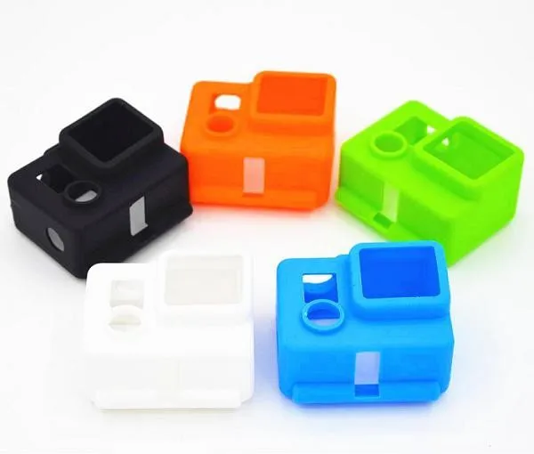 

WILTEEXS soft rubber case Protective cover case Dirtproof silicone case for Hero 3+ accessories GP198