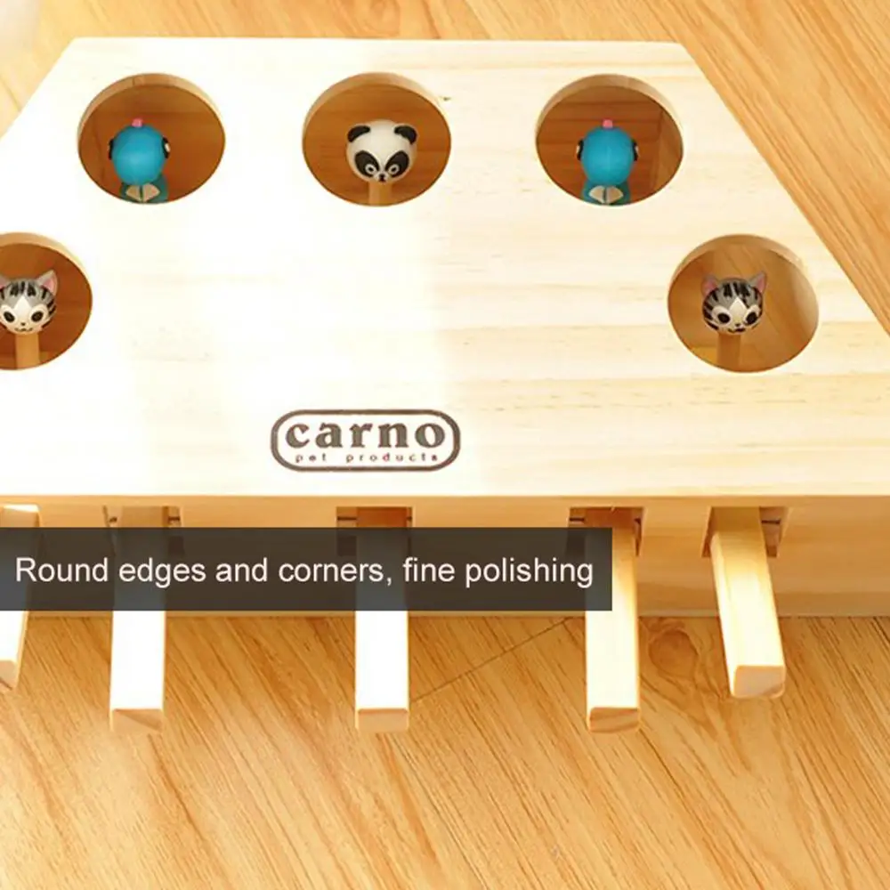 Деревянная кошачья Tease toys Hit Gophers Interactive Catch Mouse Game Machine Cat Toys Whack a mouse смешная игрушка