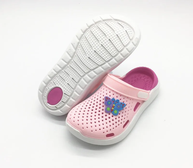 Для девочек SS19 детские летние сандалии обувь для желе из пвх; пляжные шлепанцы; обувь для девочек, детская кофта с EU30, размеры 31, 32, 33, 34, 35, US11 12 13 на возраст 1, 2, 3