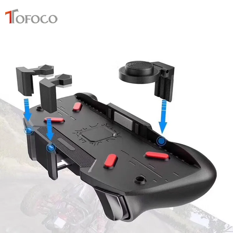  Pubg Mobile Controller Trigger Game Fire Button Phone Joystick For PUBG For IPhone 7 8 Plus X For X