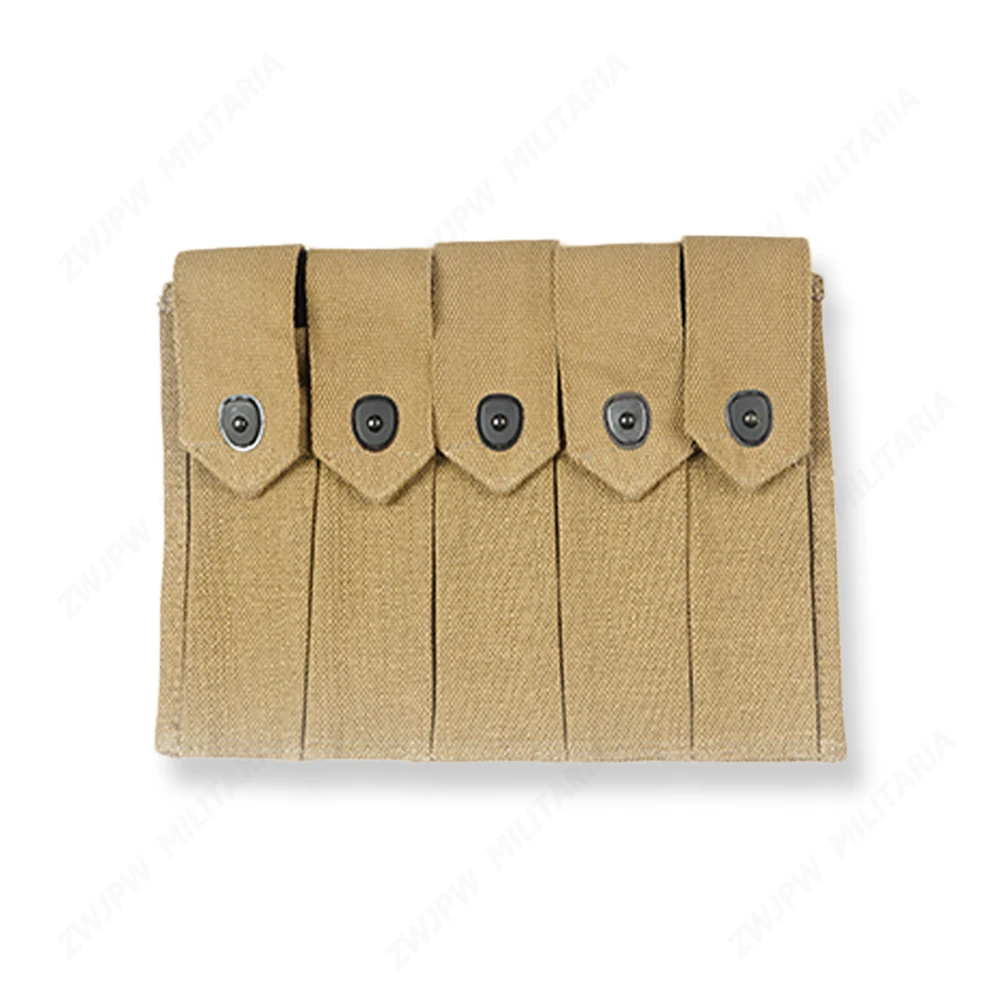 

ZWJPW-WW2 US ARMY THOMPSON 5 CELL MAGAZINE AMMO POUCH