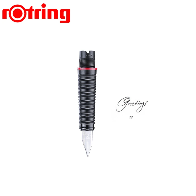 Немецкая оригинальная сменная ручка перо rotring ручки в искусстве ef, f, m, 1,5 1,9 2,3 мм