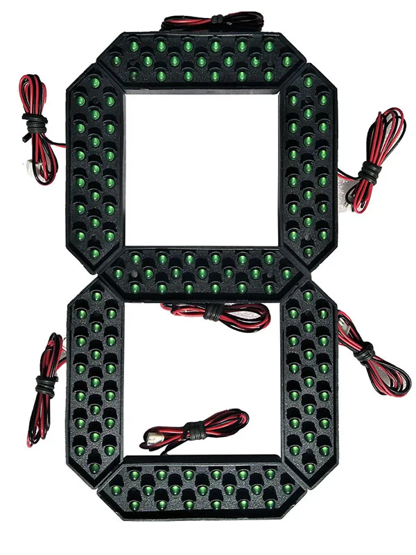 10 inch Green color led digital number module5