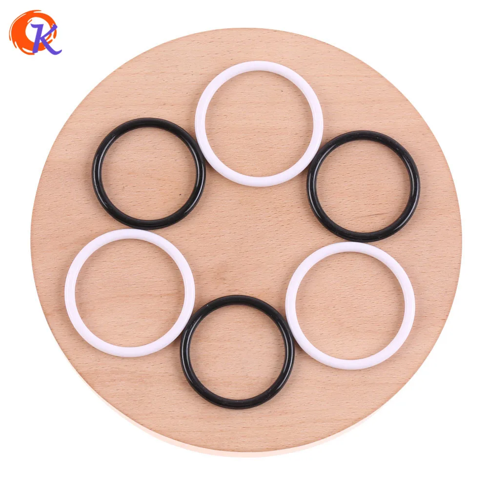 

Cordial Design 40MM 45MM Acrylic Bead/Solid Beads/Jewelry Making/DIY/Hand Made/Ring Shape/Earring Findings/Jewelry Accessories
