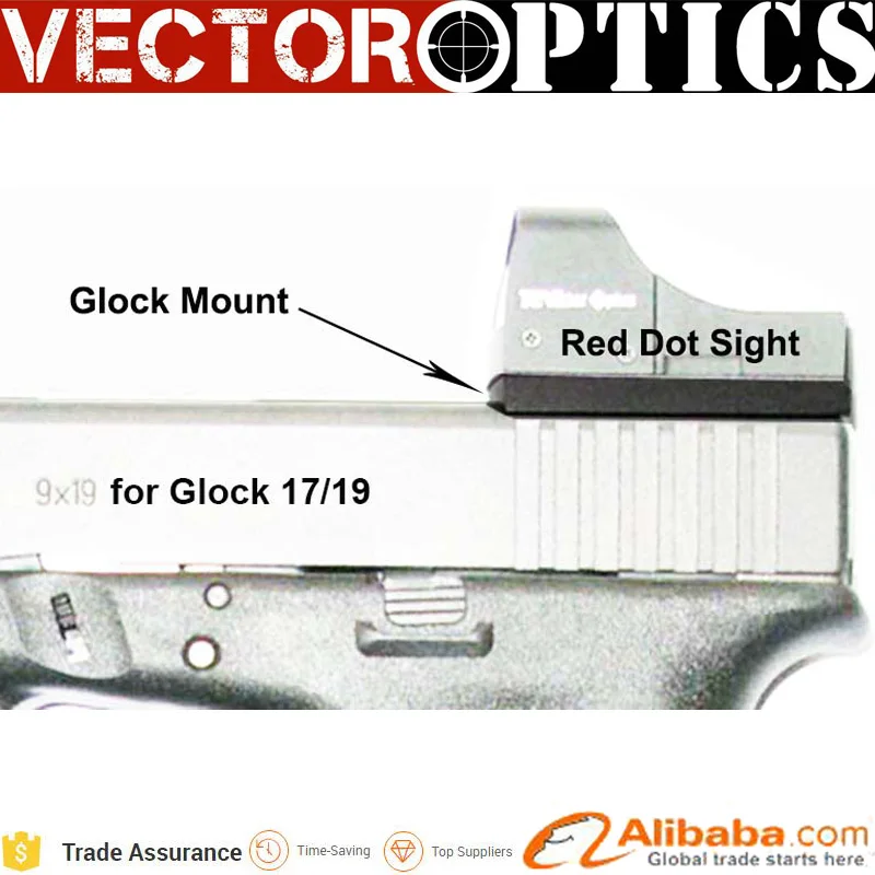 10PCS Vector Optics Pistol Glock 17 Glock 19 Mount Glock Accessories