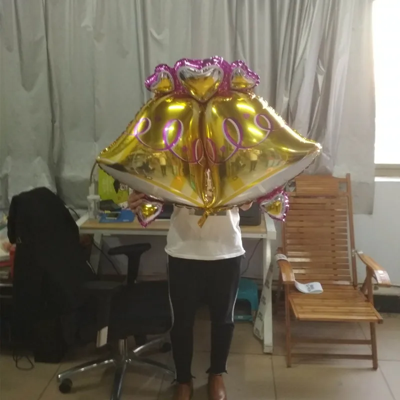 

Large Christmas Bell Foil Balloons Merry Christmas Ornaments Bell Balls new year Party Supplies Xmas Decoration Ballons