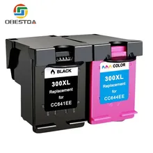 Obestda 300XL Remanufactured Ink Cartridges for HP 300 for Deskjet D1660 D2560 D2660 D5560 F2420 F2480 F2492