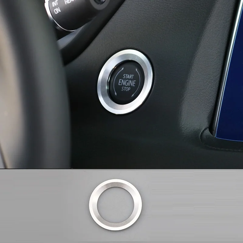 

Ignition Button Automobile Personalized Auto Decorative Upgraded Car Styling Accessory Bright Sequins 18 19 FOR Cadillac XT5