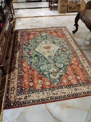 

350x200cm Children Room Carpet Black and White Pattern Rugs and Carpets for Home Living Room