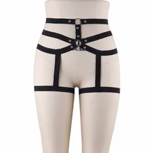 Rave рабства износа Подвязки для женщин ремень/Средства ухода за кожей клетка/Фетиш белье/ноги Подвязки для женщин/бедра жгут сексуальные костюмы на Хэллоуин фетиш одежда P0110