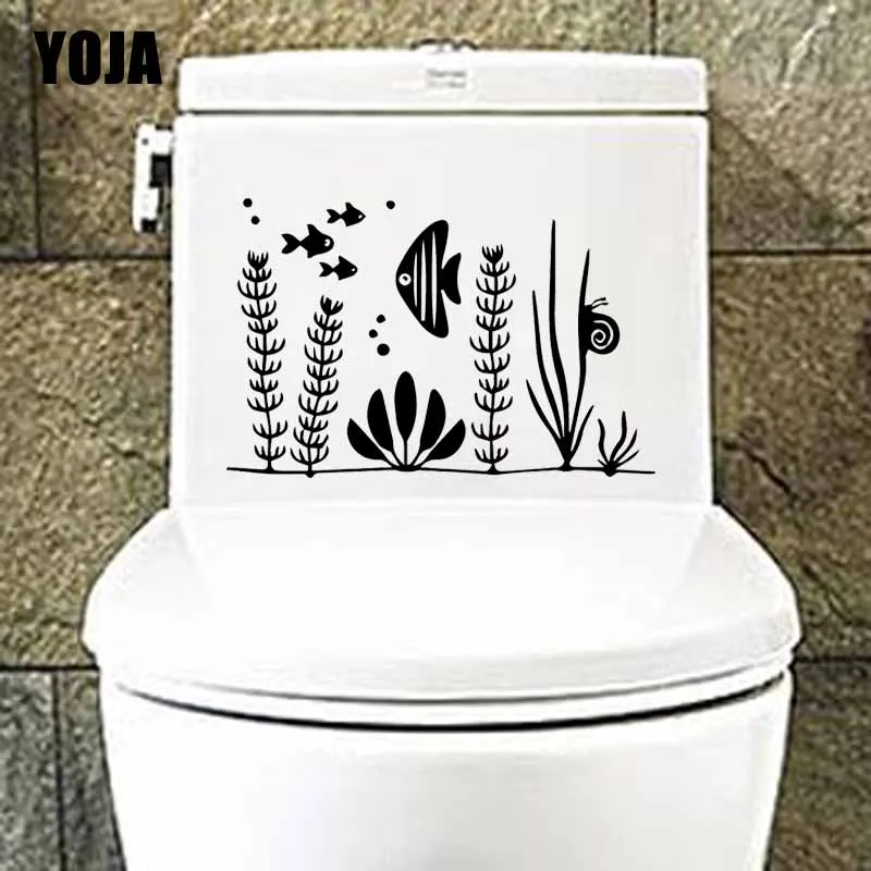 YOJA 24.6X16CM аквариумных рыб растений океан морская Животные Улитка настенный