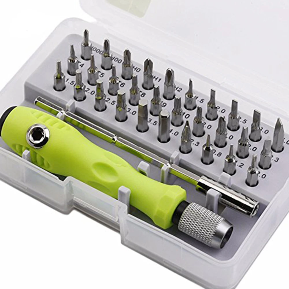 

32 in 1 Precision Screwdriver Set Magnetic Phone Mobile Camera Maintenance Repair Tool Slotted Torx Hex Triangle Screwdrivers