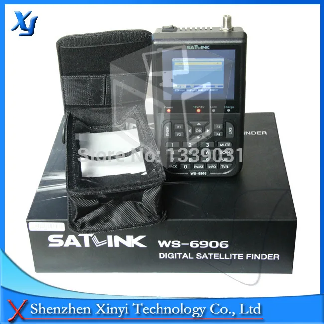 

Original Satlink WS 6906 3.5" DVB-S FTA Digital Satellite Meter satellite finder Satlink WS6906 star identifier free shipping
