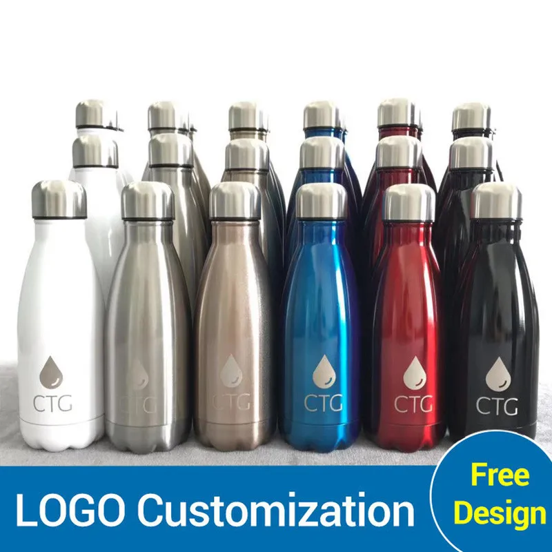 

Personalized customization Stainless Steel Bottle For Water Bottles Double-Wall Insulated Vacuum Flask Thermos Gym Sports Shaker