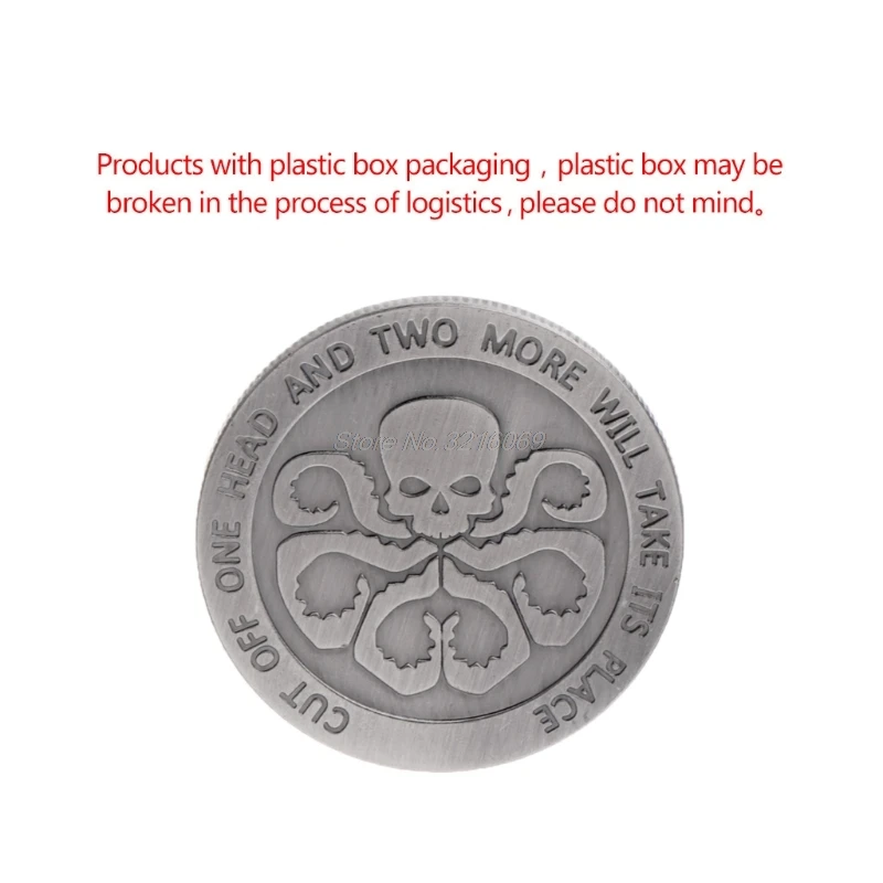 

Commemorative Coin SHIELD Movie Collection Gifts Souvenir Crafts Art Bitcoin BTC