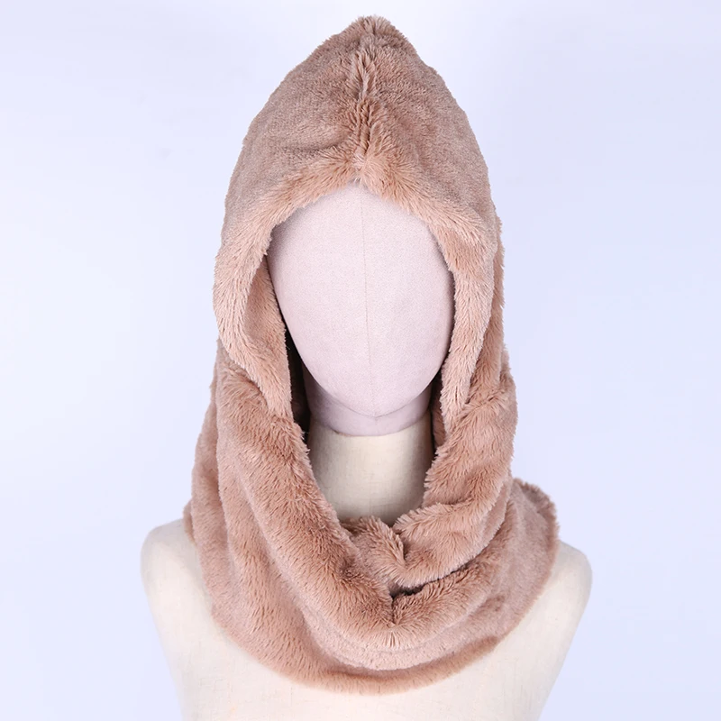 Зимние шерстяные вязанные шарф и шапка набор Beanie женские шапки шарфы для женщин