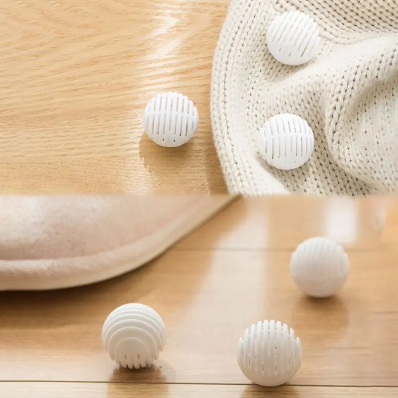 

12pcs Mini Ball Shape Shoe Deodorant Dryer Moisture Absorber Antimildew Bactericidal Wardrobe Drawer Bathroom Car