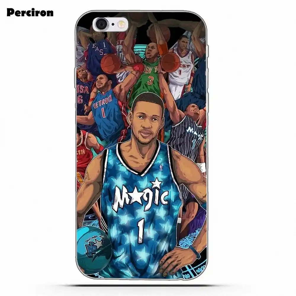 Tracy Mcgrady Soft Tpu New Style Unique For Iphone X 4 4s 5 5c Se 6 6s 7 8 Plus Galaxy S5 S6 S7 S8 Grand Core Ii Prime Alpha For Iphone 6s Plus6 Plus Aliexpress