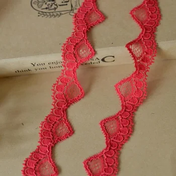 

40Yards 2cm Width New Embroidered Polyester Venice Lace Trim Trimming Fabric Tape For Garment Accessories YY625