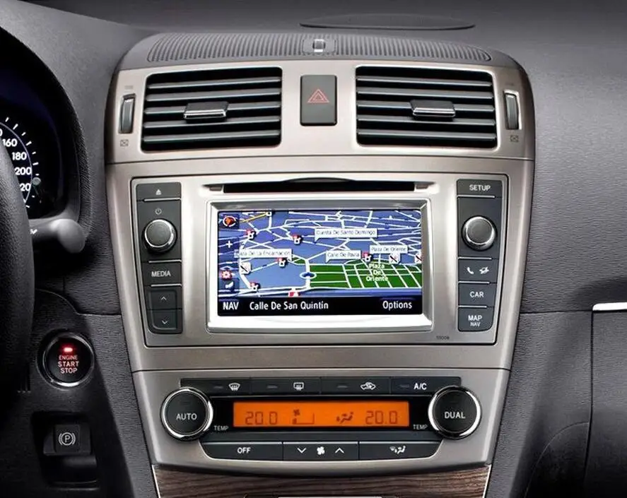 Sale DSP Android 9 Car CD DVD Player GPS Navigation For Toyota Avensis 2009-2015 T27 head unit auto radio stereo tape recorder 4+64G 2