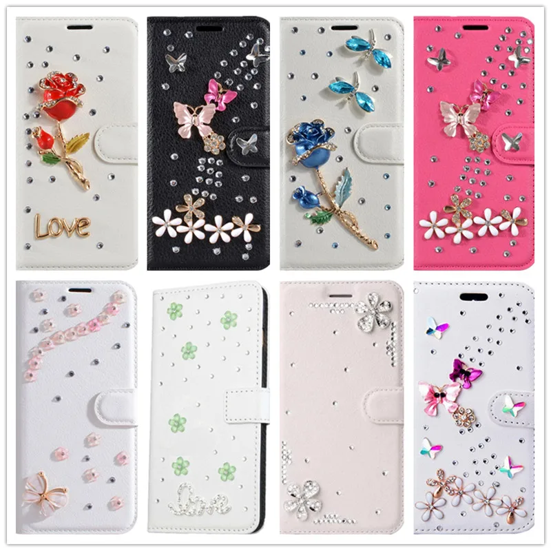 

Leather Diamond flip Wallet case cover for Sony Xperia 10 XZ3 XZS XZ1 XZ Premium XA3 Ultra Xperia 10 plus XZ4 glitter back cover