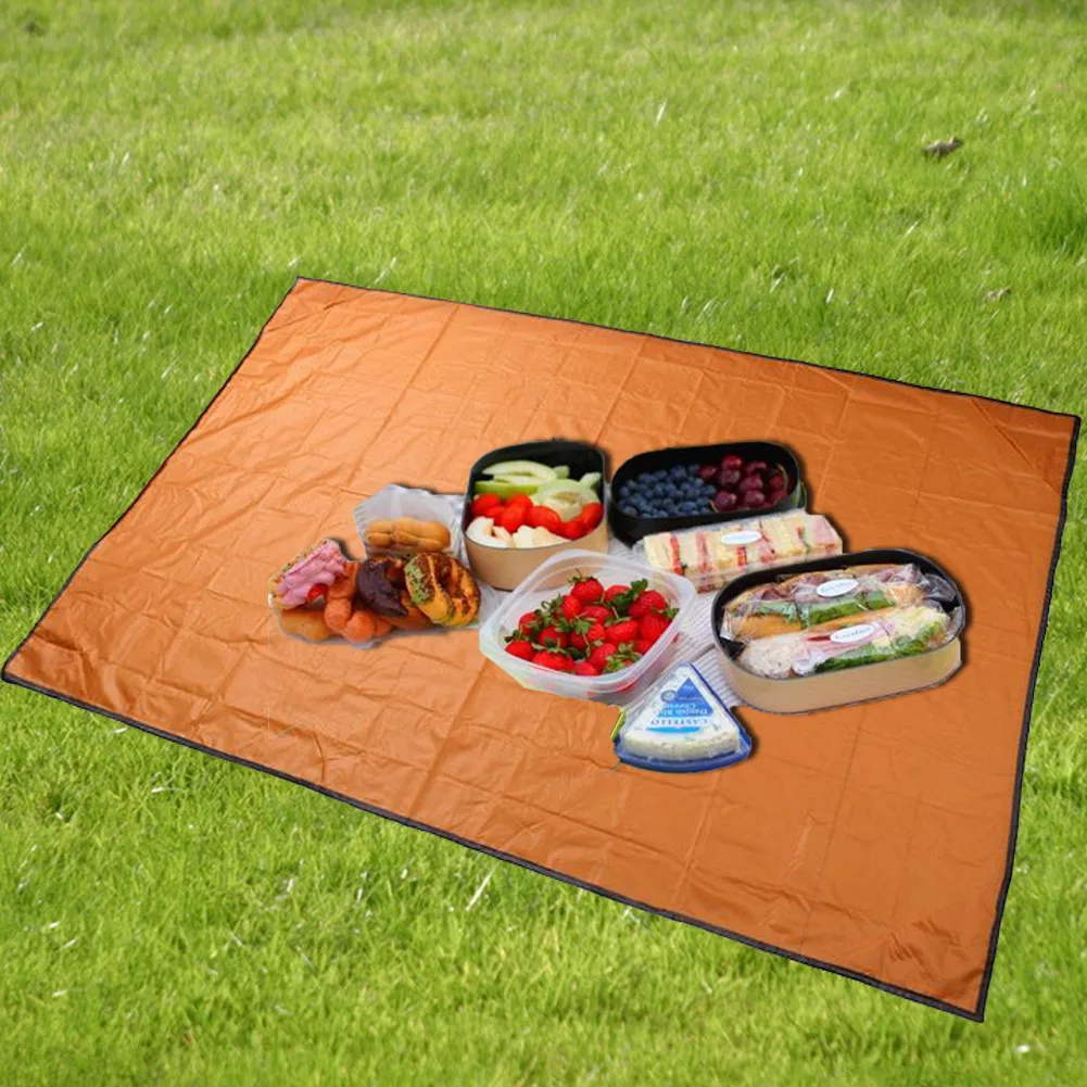 

Extra Large Waterproof Picnic Blanket Rug Travel Outdoor Beach Camping Mat Moisture-proof Portable Camping Mat #15