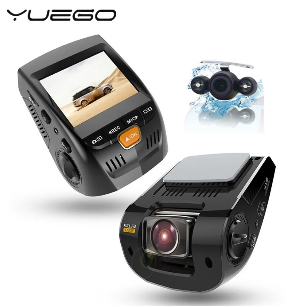 Luxury 2 4 Car Camera Mini Dash Cam DVR Novatek Car DVRS Full HD 1080P Dual