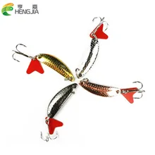 Для рыбалки ложка приманки 50 шт 4 см 5,7 G 6# крючки спиннер снасти блесны для рыбалки приманки троллингового один крючки воблеры рыбалка pesca