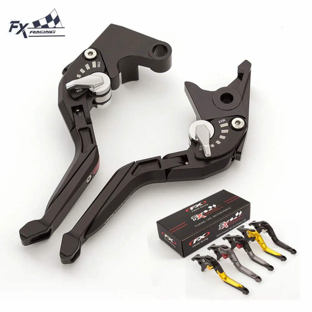

FX CNC 3D Rhombus Motorcycle Folding Extendable Brake Clutch Lever For Moto guzzi AUDACE ELDORADO MGX21 CALIFORNIA 2016 2017