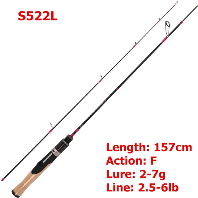 TSURINOYA baitcasing/спиннинговая Удочка 1,19 m 1,57 m 1,6 m углеродное волокно 2Secs быстросъемные удочки FUJI аксессуары рыболовные удочки - Цвет: Цвет: желтый