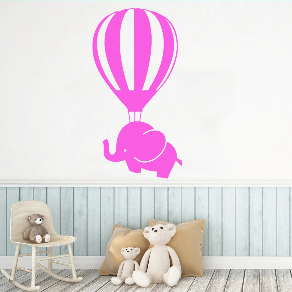 

Diy elephant BALL Wall Stickers Self Adhesive Art Wallpaper For Kids Room Living Room Home Decor Decal Mural