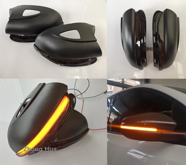 Динамический зеркальный индикатор Blinker для Golf MK6 G TI 6 R линейный светодиодный