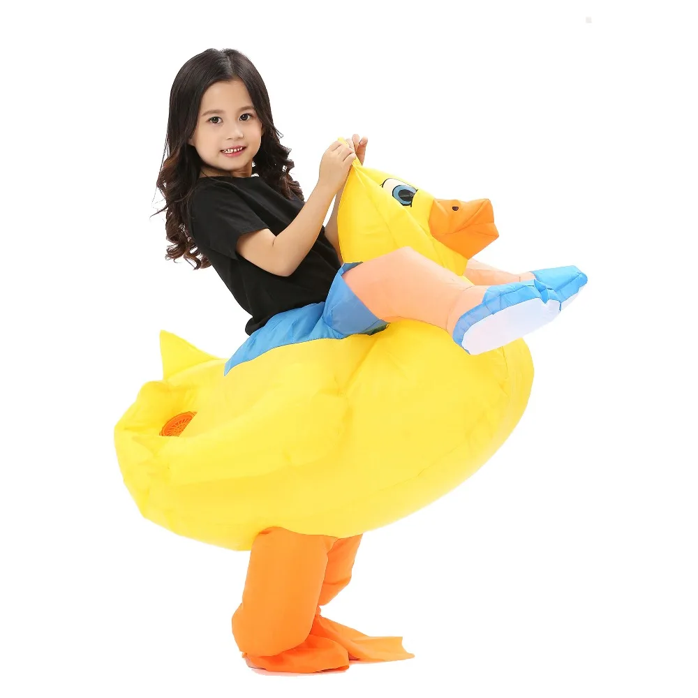 Inflatable Yellow Duck Costume (7)