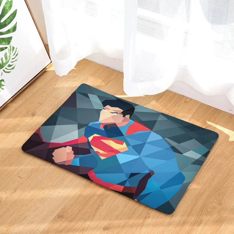 HomeMiYN коврик для ванной Человек-паук цифровая печать геометрический супергерой коврик для ванной кухни дверной коврик для ног коврики нескользящие накладки