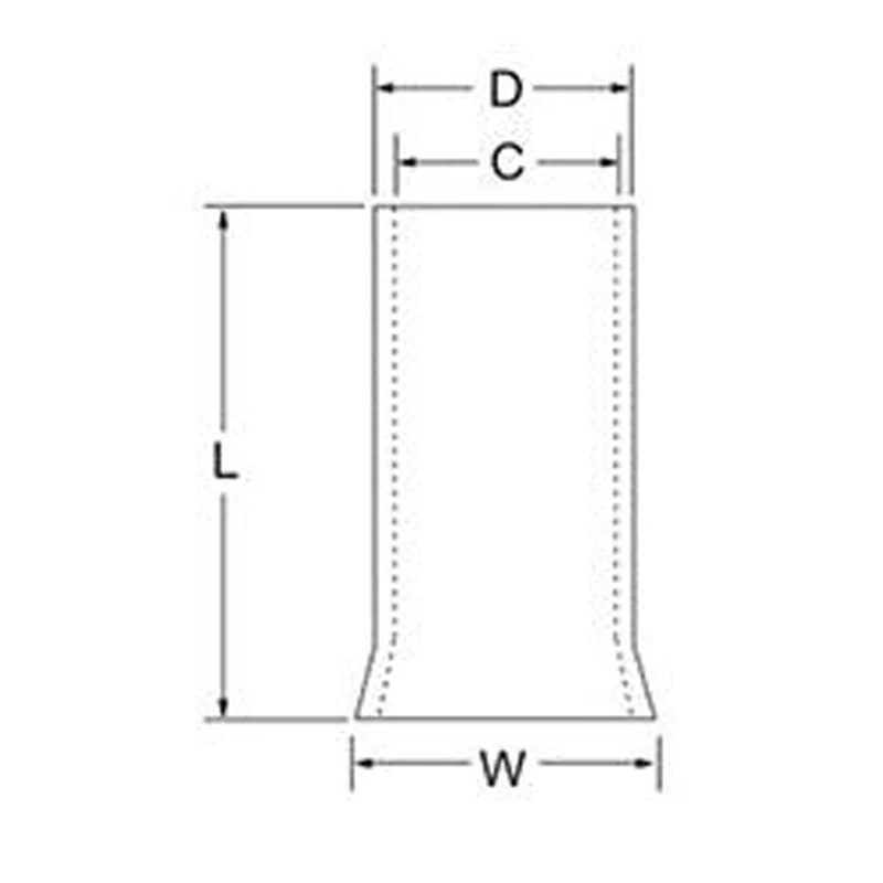 non-insulated terminal size