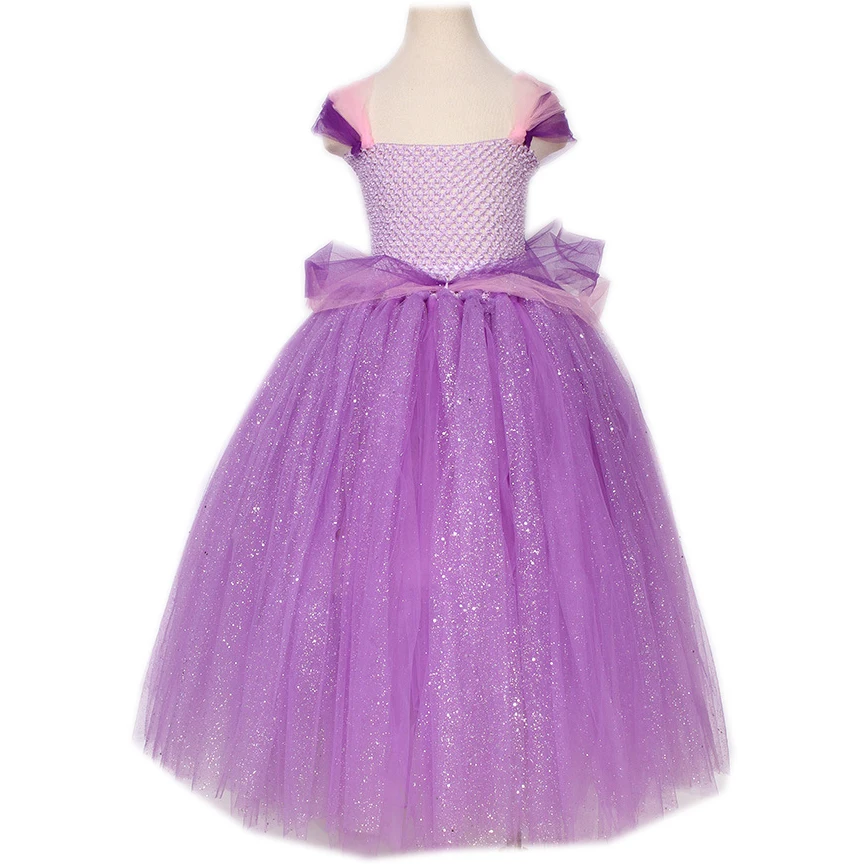 Tutu Dress Baby Girls Kids Ball Strap Tutu Dress in Light Blue