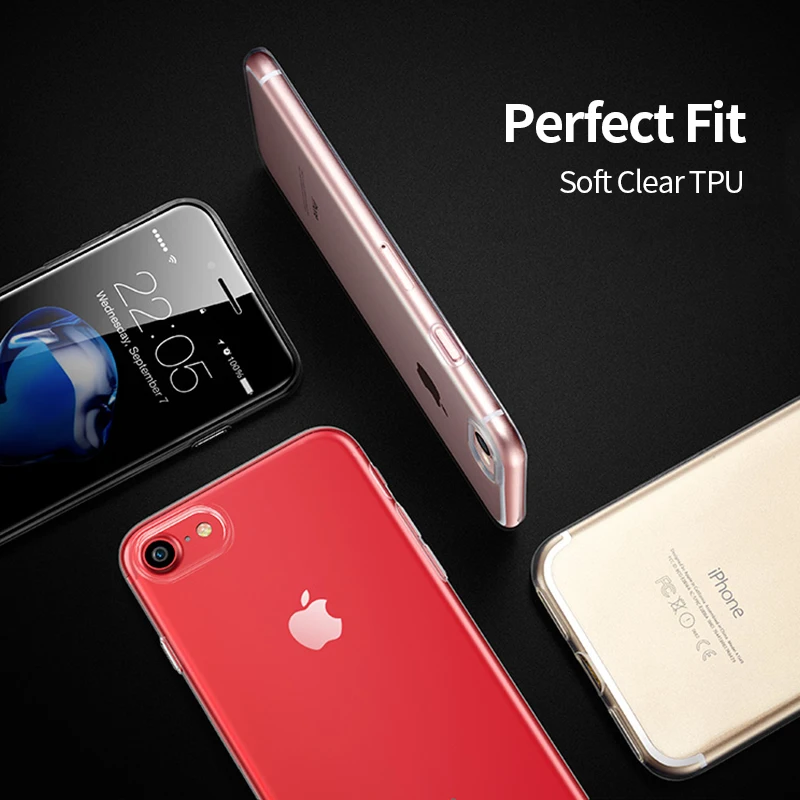 Essager Silicone Phone Case For iPhone XS Max XR X R 8 7 6 6S S Plus 5 5S SE TPU Back Cover For iPhone 8Plus 7Plus Coque Fundas