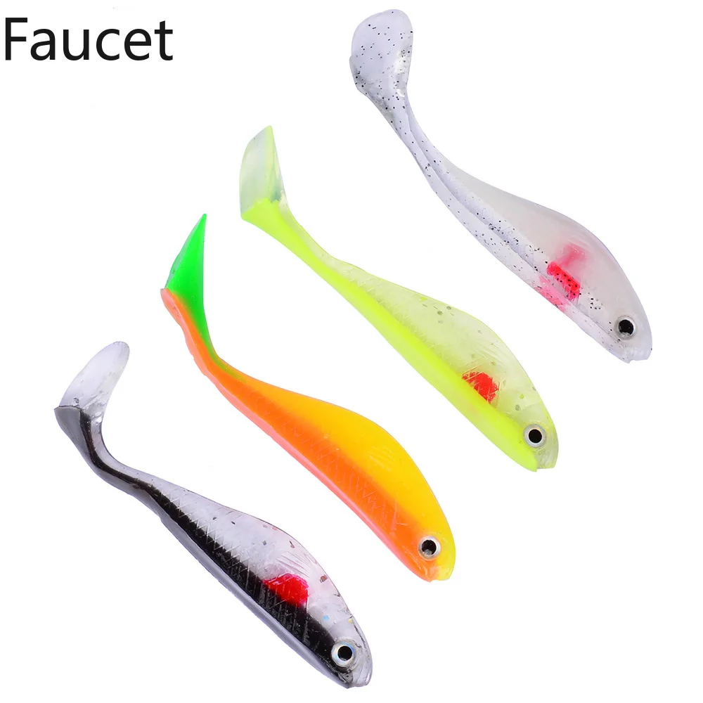 

10Pcs Fishing Wobbler Soft Jigging 8.8cm 4.5g Fishing Lure Worm Swimbaits Silicone Bait whopper plopper car accessories