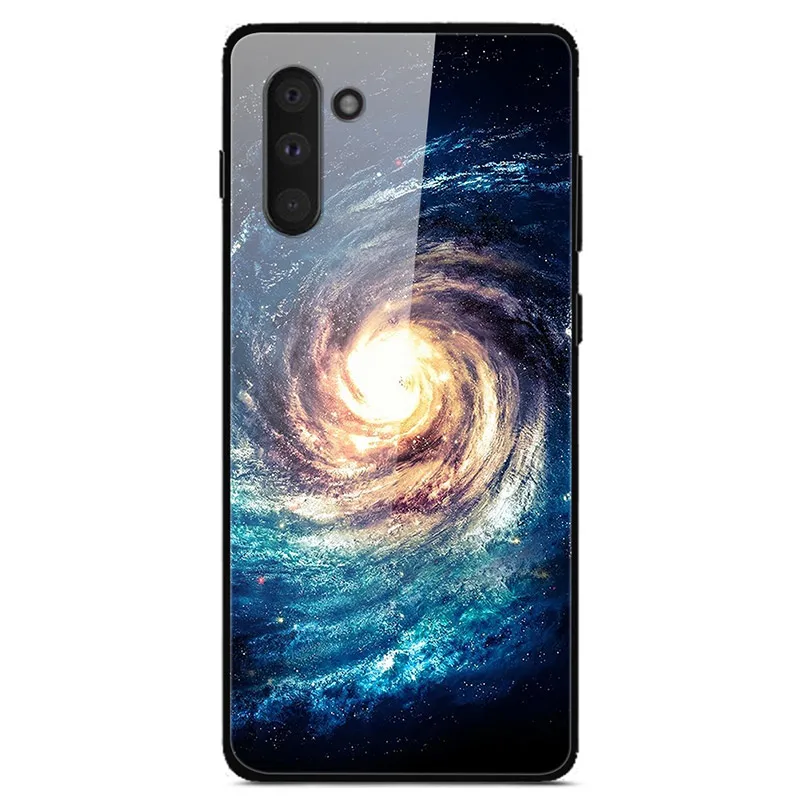 For Samsung Galaxy Note 10 Case Glass Hard Back Cover For Samsung Note 10 Pro Tempered Soft Bumper Cover For Samsung Note10 Pro