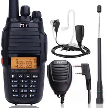 TH-UV8000D 10W Poderosa Walkie Talkie TYT Cross-band Repetidor Dual Band VHF UHF 3600mAh Bateria 10km rádio Transceptor portátil