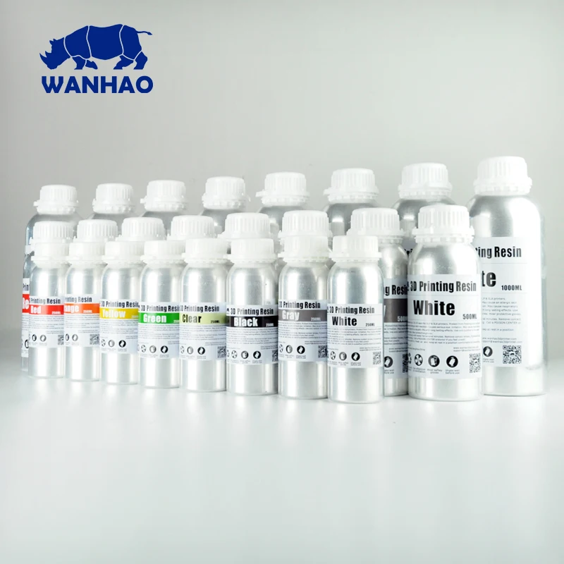 

500 ML multicolor resin for WANHAO DUPLICATOR 7 3D PRINTING black