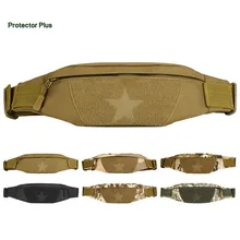 Unisex Camouflage Military Outdoor Waist Bag Chest Pack Portable Sports Equipment Waterproof Mobile Phone Bag for Running Hiking