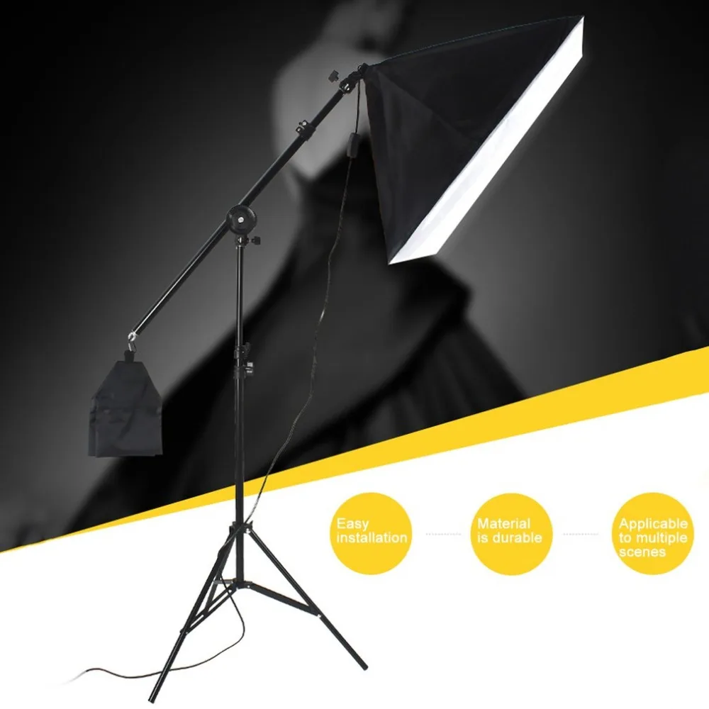 

2m Photo Tent Combination Kit Light Box Lamp Stand Photography Soft Box Lighting Kit Tripod Shooting Studio Accessories