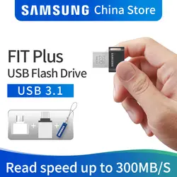 SAMSUNG USB флеш-накопитель 32 Гб 64 Гб 128 ГБ 256 ГБ USB 3,1 Металлический Мини-накопитель карта памяти устройство хранения U диск Бесплатная доставка